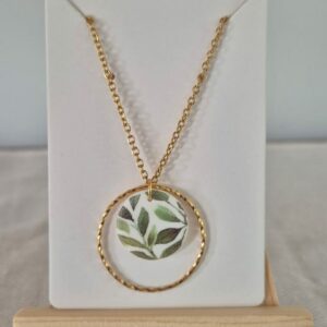 collier feuille